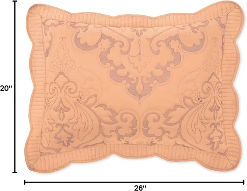 Miniatura 7 de BrylaneHome Amelia - Funda de almohada estándar, color vidrio marino Seaglass