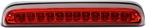 DNA MOTORING 3BL-FRAN93-LED-RD Luz de Freno LED de Montaje Alto de Tercer Nivel con Lente Roja [Compatible con 93-11 Ranger / 99-16 F250-F550 SD /