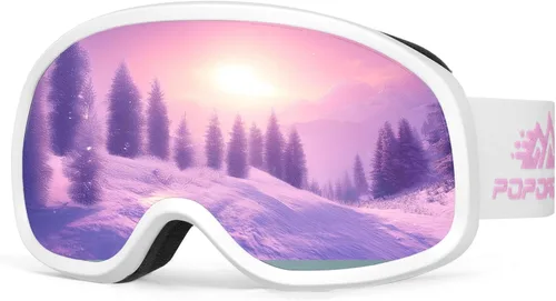 Miniatura 12 de Gafas de esquí OTG, 100% Protección UV, Antiempañamiento, Lentes polarizadas para esquí y snowboard para hombres, mujeres y adultos