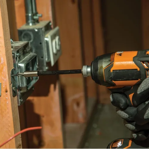 Miniatura 9 de Klein Tools 80083 Kit de destornillador de impacto con juego de llaves de impacto SAE 7 en 1 y destornillador de longitud ajustable multibroca 14