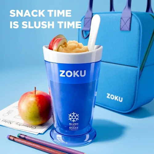 Miniatura 8 de Fábrica de batidos Zoku Slush y Shake Maker, color naranja, Casual, talla única , Azul