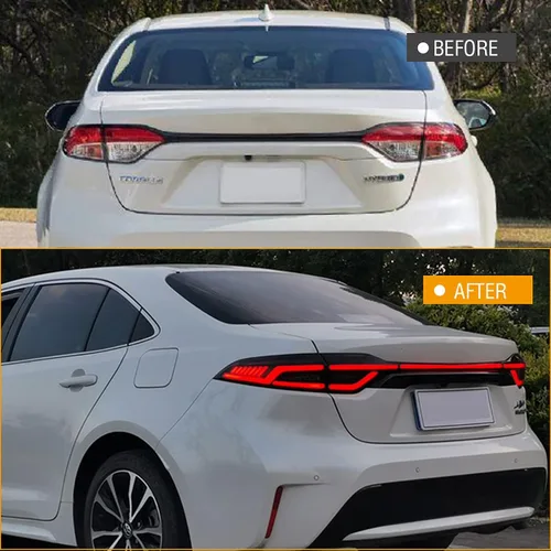 Miniatura 2 de T T-ABC Luces traseras Ultra Mods para Toyota Corolla 2020-2024 Conjunto de luces traseras modificadas (ahumado)