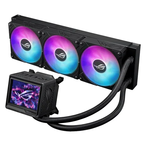 Miniatura 7 de ASUS ROG Ryujin III 360 ARGB Enfriador de CPU líquido todo en uno con radiador de 360 mm. Bomba Asetek de 8ª generación, 3 ventiladores ARGB