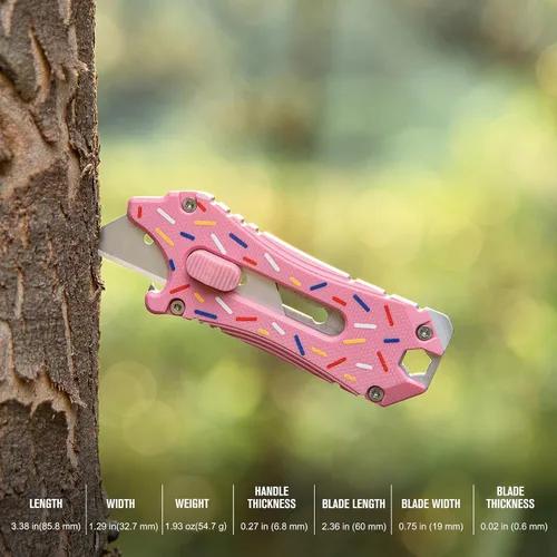 Miniatura 2 de OKNIFE Otacle EDC - Cuchillo utilitario retráctil, cuchillo para abrir cajas, herramienta multifuncional con cortador de cinturón, abridor