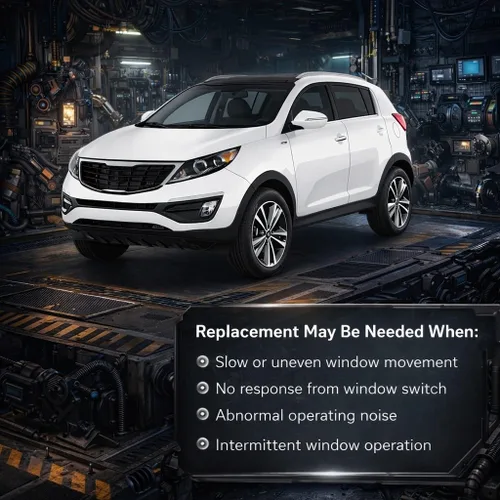 Miniatura 4 de 82450-3W000 82460-3W000 Motor de ventana eléctrica para Kia Sportage 2011-2016 83450-3W000 83460-3W000 (824503W000 delantero izquierdo)