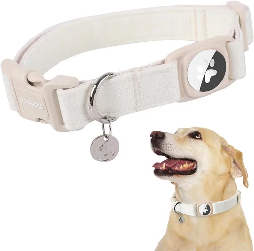 Miniatura 10 de DOGWONG Collar para perro de San Valentín, collar ajustable de algodón con corazón de caramelo azul, perfecto para perros pequeños a medianos