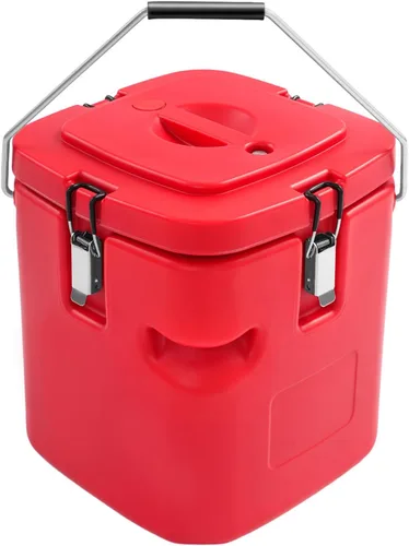 Miniatura 10 de Recipiente aislado para sopa, calentador de alimentos, transportador de frío caliente, cubo de alimentos aislado comercial portátil de 5.28 galones