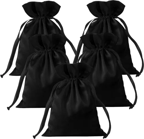 Miniatura 19 de 35 Piezas Bolsas de Regalo de Satén Beige de 5 x 7 Pulgadas - Bolsas de Baby Shower - Bolsas de Favores de Boda - Bolsa de Tela con Cordón - Bolsas