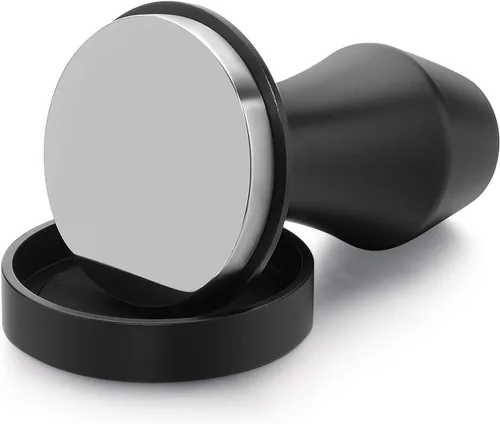 Miniatura 8 de Normcore Tamper de café con resorte de 1.791 in V4 para Flair Pro, Pro 2, base plana de acero inoxidable 304, mango ergonómico de aluminio