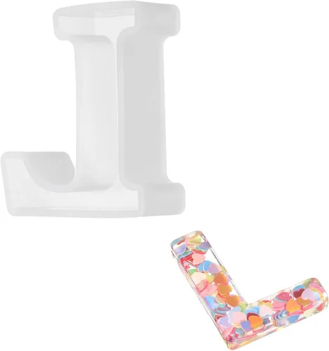 Miniatura 19 de MECCANIXITY Moldes de resina de 2.5 pulgadas, letras del alfabeto mayúscula Z 3D, moldes de silicona para hacer velas, manualidades, letreros