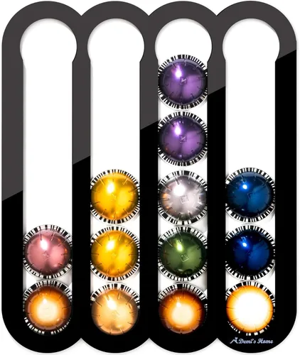 Miniatura 7 de Demi's Home Soporte adhesivo para cápsulas de café Nespresso Vertuo (medición antes de comprar), apto para ser montado en el interior/debajo