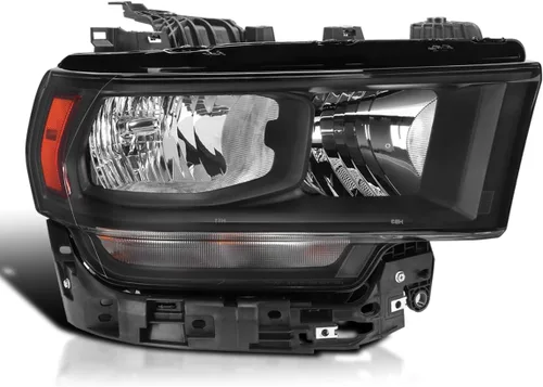 Miniatura 12 de SPEC-D TUNING Faros delanteros negros compatibles con Ram 2500, 3500 2019-2024, par izquierdo + derecho
