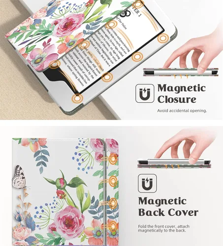 Miniatura 6 de MoKo Funda para Kindle de 6 pulgadas (11ª generación, versión 2024/2022)/(10ª/8ª generación, 2019/2016), carcasa de poliuretano ultraligera