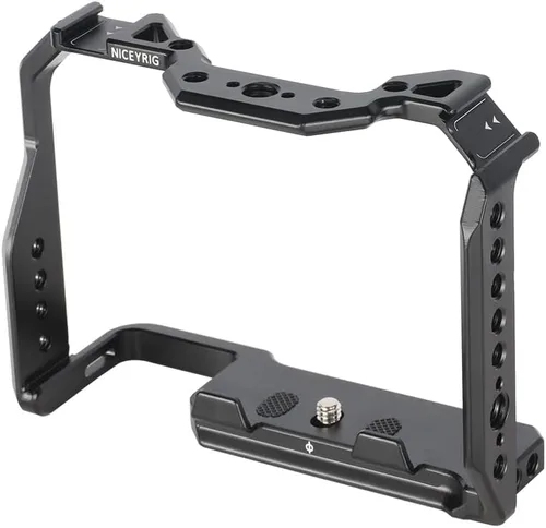 Miniatura 9 de NICEYRIG Jaula compacta para Sony Alpha 7V / 7R V/Alpha 7 IV/Alpha 7S III con riel NATO doble zapata fría - 497