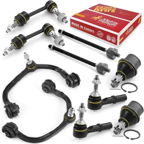 Miniatura 68 de Metrix Premium Chassis Parts - Kit de suspensión delantera de 10 piezas para BMW X5 2007-2013, BMW X6 2008-2014, reemplazo, fabricado en Europa