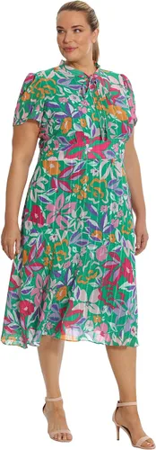 Miniatura 6 de Maggy London Vestido midi de manga corta con estampado floral para mujer