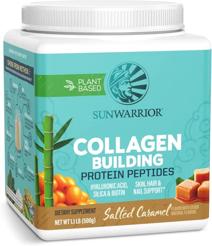 Miniatura 10 de Sunwarrior Polvo de construcción de péptidos de colágeno Colágeno vegano para mujeres en polvo de proteína a base de plantas Ácido hialurónico