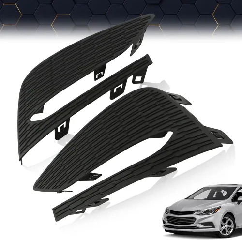 Miniatura 2 de PIT66 Par de marcos de luces antiniebla delanteras compatibles con Chevy Cruze 2016 2017 2018 izquierda + derecha