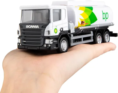 Miniatura 3 de BDTCTK Scania Tanker BP Tanque de combustible modelo de coche de camión de juguete, vehículos de aleación de zinc fundido a presión juguetes