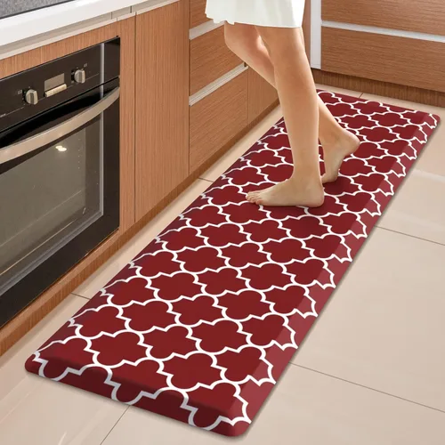 Miniatura 46 de WISELIFE - Tapete antifatiga para piso de 4/5 pulgadas, tapete de cocina antideslizante, impermeable, resistente, ergonómico, cómodo, duradero