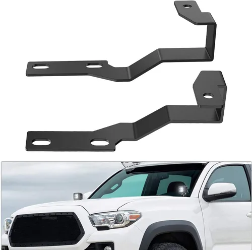 Miniatura 9 de Nilight Soporte de luz de zanja, bisagras de capó, kit de soporte de montaje para luz LED auxiliar todoterreno para luz de trabajo en Toyota 4Runner