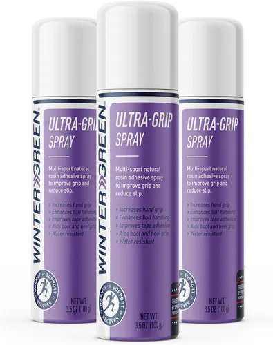 Miniatura 9 de Wintergreen Ultra Grip Aerosol en Spray de 3.5 Fl Oz - Adhesivo de Resina Natural, Mejora el Manejo del Balón, Recepciones de Fútbol Americano, Seda