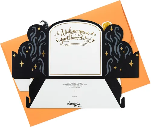 Miniatura 7 de Hallmark Paper Wonder Disney Hocus Pocus, tarjeta de cumpleaños desplegable de Halloween (Sanderson Sisters)