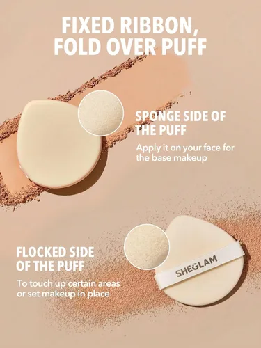 Miniatura 4 de SHEGLAM SKin-Focus Base en Polvo de Cobertura Completa Control de Aceite Ligero Polvo Prensado para Rostro Maquillaje-Linen Lino