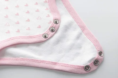 Miniatura 4 de Kiddiezoom Conjunto de ropa unisex de manga corta para bebé recién nacido