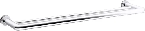 Kohler 97890-CP Kumin™ - Toallero doble de 24 pulgadas, cromo pulido