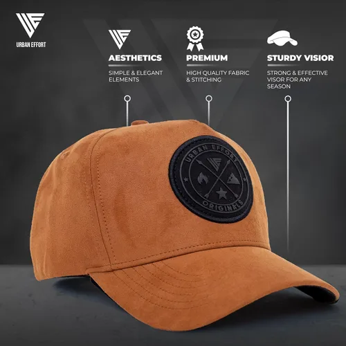 Miniatura 110 de Urban Effort Gorra trasera de malla, para hombres y mujeres, gorra de béisbol de 5 paneles, gran cierre a presión para caza y senderismo