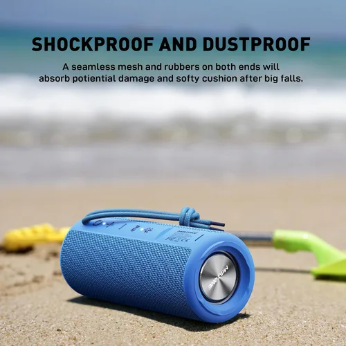 Miniatura 3 de MIATONE Altavoces Boombox al Aire Libre Portátiles Bluetooth Altavoces Inalámbricos Impermeables - Azul