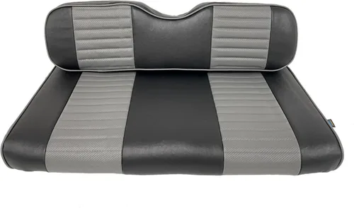 Miniatura 40 de Huskey - 4 fundas de asiento para carrito de golf delanteros y traseros para Club Car Precedent 2004+, modelos Tempo 2017+ G&E, negro de dos tonos