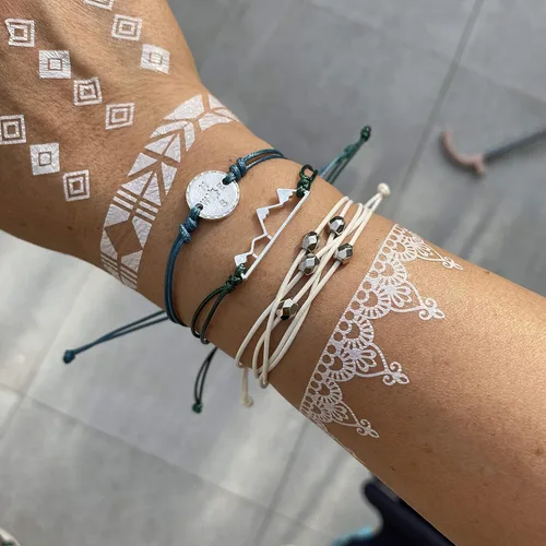 Miniatura 8 de Long tiantian Pulseras onduladas para adolescentes y niñas bonita cuerda trenzada bohemia pulsera para playa océano para mujer regalo de joyería