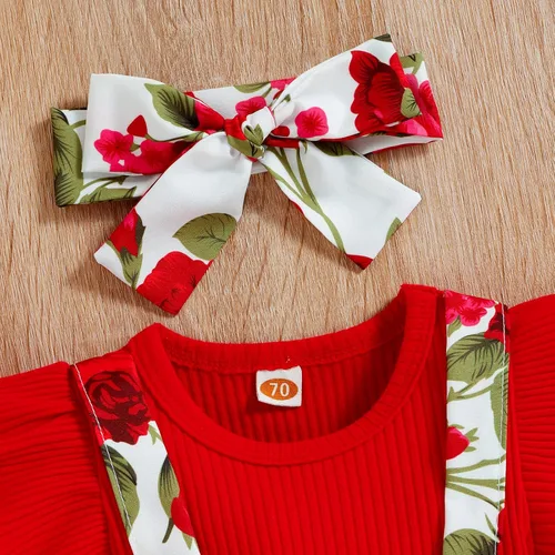 Miniatura 37 de Mubineo Ropa de verano para bebé niña, sin mangas, encaje floral, vestido de mameluco para recién nacido