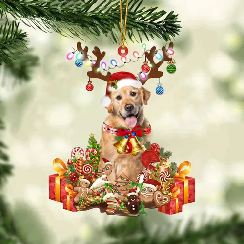 Miniatura 59 de Nazenti Adorno de Navidad personalizado de reno de Alaskan Malamute – Adorno de perro personalizado para amantes de las mascotas, acrílico plano