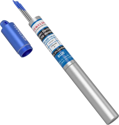 Miniatura 36 de YESWELDER - Electrodo de tungsteno para soldadura TIG, ceriado al 2%, de 1/16 x 7 pulgadas (gris, WC20/EWCe-2), paquete de 10