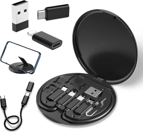 Adaptador USB a USB-C, el kit de adaptador de cable de carga USB C contiene múltiples adaptadores OTG para cable USB tipo C/USB A/USB C macho/micro