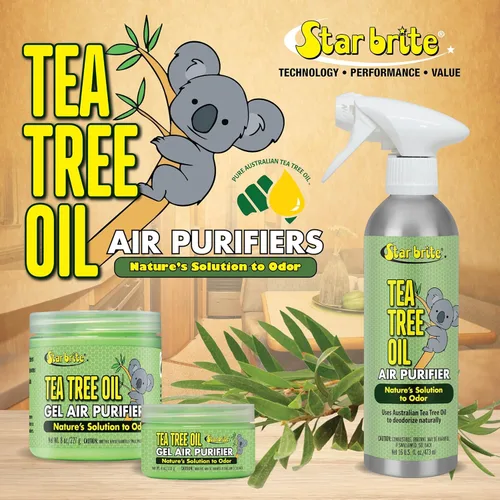 Miniatura 4 de STAR BRITE ATTIA - Purificador de aire de gel de aceite de árbol de té australiano puro certificado – tina – 8 onzas (096508)