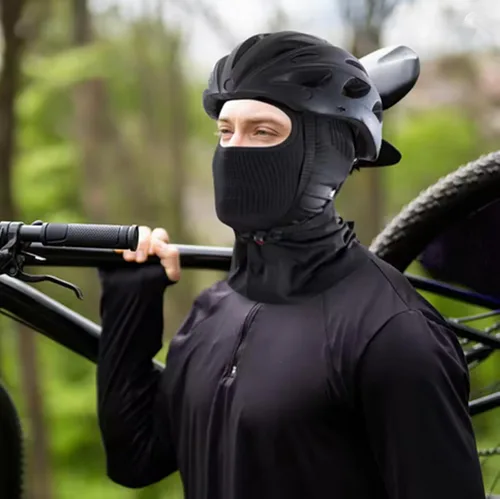Miniatura 7 de Máscara de esquí ligera, pasamontañas de ciclismo, transpirable, máscara de cara completa para motocicleta, pasamontañas para hombres y mujeres