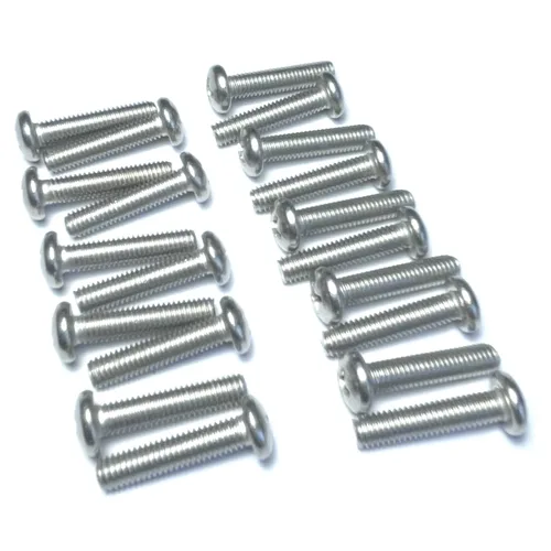 Miniatura 4 de 20 tornillos de máquina de cabeza plana de acero inoxidable de 10-32 x 7/8 pulgadas, tornillos C75 C76 para Polaris 280 y 180 piezas de limpiador