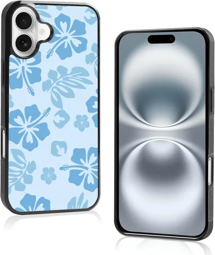 Miniatura 16 de FANXI Funda de teléfono de hibisco azul compatible con iPhone 11 de 6.1 pulgadas, funda protectora a prueba de golpes de TPU con bonita flor azul