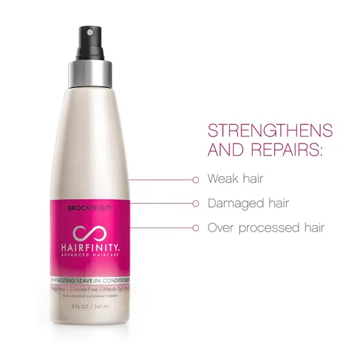 Miniatura 2 de Hairfinity Acondicionador revitalizante sin enjuague – Tratamiento de crecimiento de biotina para cabello seco y dañado y cuero cabelludo – Fórmula