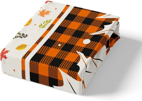 Miniatura 5 de Feelyou Funda de edredón de decoración de Acción de Gracias, tamaño matrimonial con 2 fundas de almohada, funda de edredón para el día de Acción