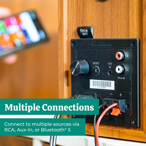 Miniatura 6 de Electrohome Huntley - Altavoces de estantería amplificados con amplificador integrado y controladores de 3 pulgadas para tocadiscos, TV, PC y Teca