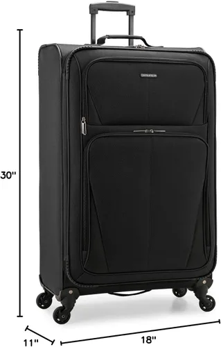 Miniatura 34 de U.S. Traveler Aviron Bay - Equipaje extensible con ruedas giratorias, Color verde azulado.), US08125E23