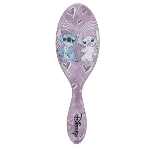 Wet Brush - Cepillo desenredante Original, Stitch & Angel (Disney Love), con cerdas ultrasuaves IntelliFlex, cerdas desenredantes que se deslizan a