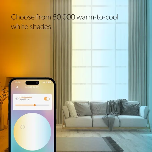 Miniatura 3 de ERIA Bombillas inteligentes, A19 ZigBee, blanco sintonizable de 800 lúmenes, funciona con Hue*, SmartThings, HA, Amazon Echo (4.ª generación)