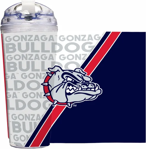 Miniatura 72 de Rico Industries Taza acrílica NCAA estándar de 24 onzas con tapa con bisagra, taza de doble pared oficialmente licenciada con pajita