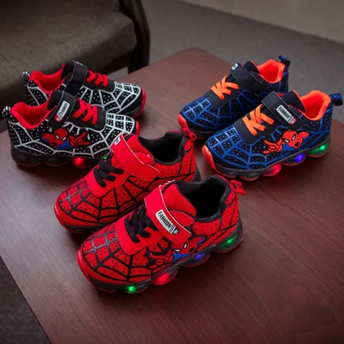 Miniatura 9 de Zapatos casuales para niños, transpirables, antideslizantes, ligeros, unisex, luminosos, para niñas, zapatos deportivos para correr